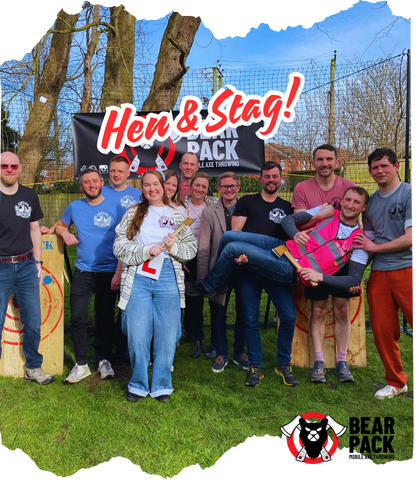 Axe Throwing Hen & Stag!