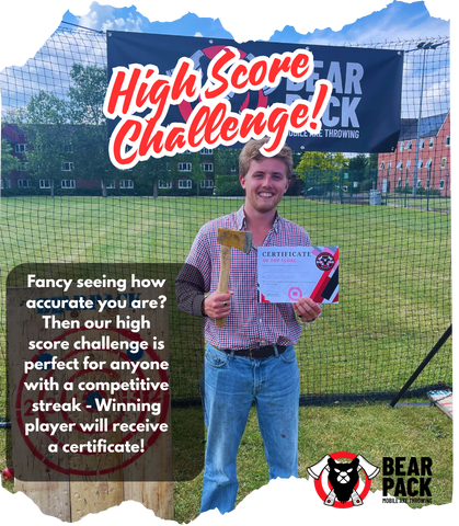 Axe Throwing High Score Challenge!